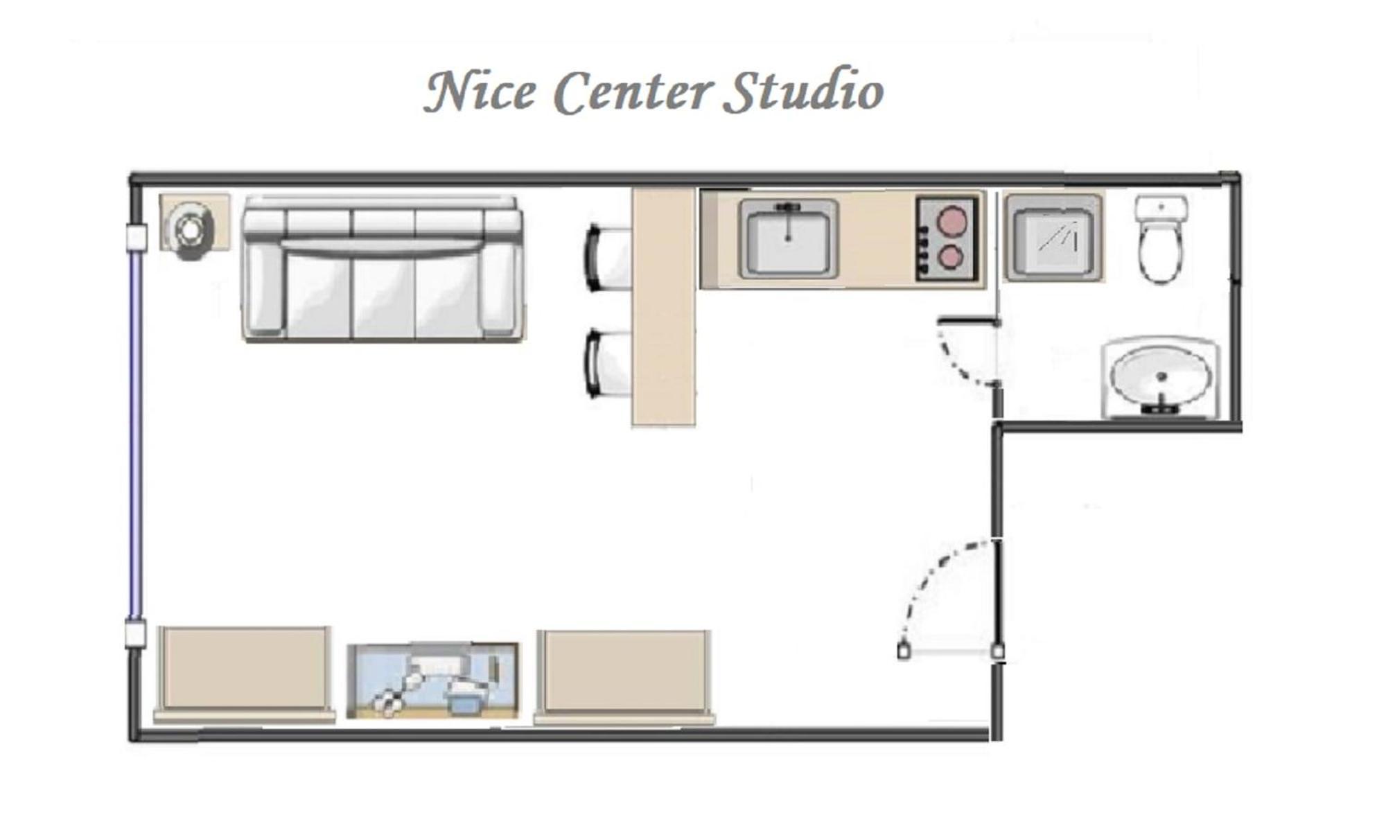 Nice Centre Flat - Modern, Quiet And Brand New Oda fotoğraf