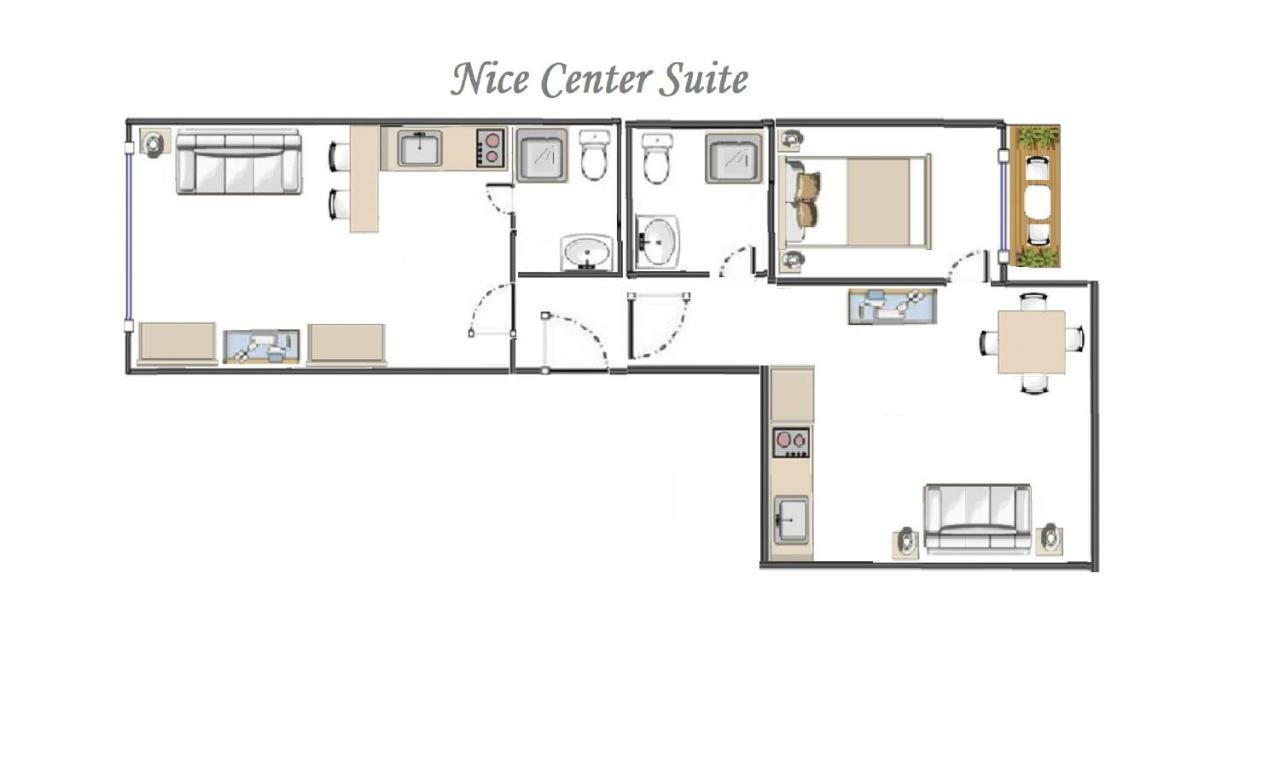Nice Centre Flat - Modern, Quiet And Brand New Dış mekan fotoğraf